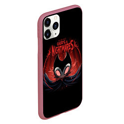 Чехол iPhone 11 Pro матовый Hollow Knight, цвет: 3D-малиновый — фото 2