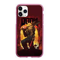 Чехол iPhone 11 Pro матовый Doom Eternal