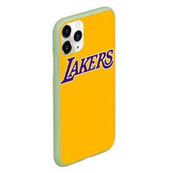 Чехол iPhone 11 Pro матовый Kobe Bryant, цвет: 3D-салатовый — фото 2