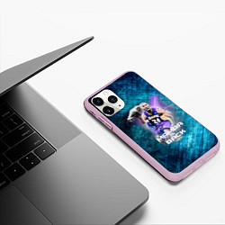 Чехол iPhone 11 Pro матовый Kobe Bryant, цвет: 3D-розовый — фото 2