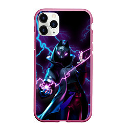 Чехол iPhone 11 Pro матовый FORTNITE, цвет: 3D-малиновый