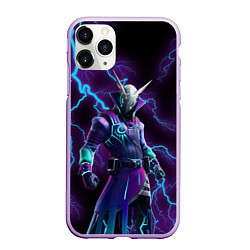 Чехол iPhone 11 Pro матовый FORTNITE, цвет: 3D-сиреневый