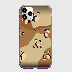 Чехол iPhone 11 Pro матовый ПОЛЕВОЙ АРМЕЙСКИЙ, цвет: 3D-фиолетовый