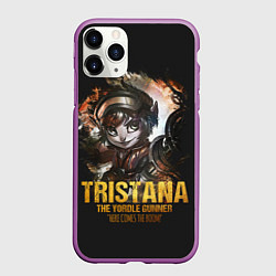 Чехол iPhone 11 Pro матовый Tristana, цвет: 3D-фиолетовый