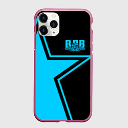 Чехол iPhone 11 Pro матовый ВДВ, цвет: 3D-малиновый