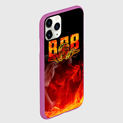 Чехол iPhone 11 Pro матовый ВДВ, цвет: 3D-фиолетовый — фото 2