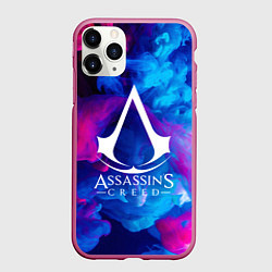 Чехол iPhone 11 Pro матовый ASSASSINS CREED, цвет: 3D-малиновый