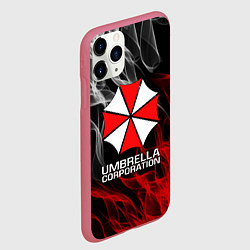 Чехол iPhone 11 Pro матовый UMBRELLA CORP, цвет: 3D-малиновый — фото 2