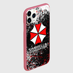 Чехол iPhone 11 Pro матовый UMBRELLA CORP, цвет: 3D-малиновый — фото 2