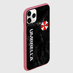Чехол iPhone 11 Pro матовый UMBRELLA CORP, цвет: 3D-малиновый — фото 2
