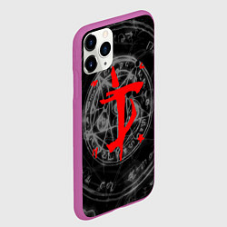 Чехол iPhone 11 Pro матовый DOOM, цвет: 3D-фиолетовый — фото 2