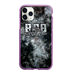 Чехол iPhone 11 Pro матовый ВДВ, цвет: 3D-фиолетовый