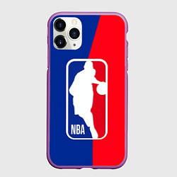 Чехол iPhone 11 Pro матовый NBA Kobe Bryant, цвет: 3D-фиолетовый