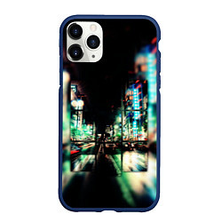 Чехол iPhone 11 Pro матовый Tokyo, цвет: 3D-тёмно-синий