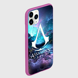 Чехол iPhone 11 Pro матовый ASSASSINS CREED, цвет: 3D-фиолетовый — фото 2
