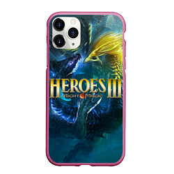 Чехол iPhone 11 Pro матовый Heroes of Might and Magic, цвет: 3D-малиновый