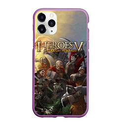 Чехол iPhone 11 Pro матовый Heroes of Might and Magic, цвет: 3D-фиолетовый