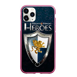 Чехол iPhone 11 Pro матовый Heroes of Might and Magic, цвет: 3D-малиновый