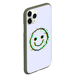 Чехол iPhone 11 Pro матовый Smile, цвет: 3D-темно-зеленый — фото 2