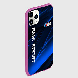 Чехол iPhone 11 Pro матовый BMW БМВ, цвет: 3D-фиолетовый — фото 2