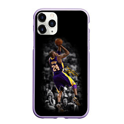 Чехол iPhone 11 Pro матовый KOBE BRYANT, цвет: 3D-светло-сиреневый