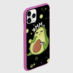 Чехол iPhone 11 Pro матовый Авокадо, цвет: 3D-фиолетовый — фото 2