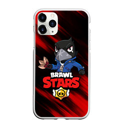 Чехол iPhone 11 Pro матовый BRAWL STARS, цвет: 3D-белый