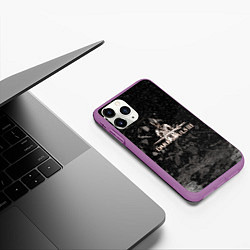 Чехол iPhone 11 Pro матовый DARK SOULS, цвет: 3D-фиолетовый — фото 2