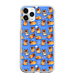 Чехол iPhone 11 Pro матовый Best Friends, цвет: 3D-белый