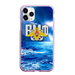 Чехол iPhone 11 Pro матовый ВМФ, цвет: 3D-розовый