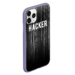 Чехол iPhone 11 Pro матовый Hacker, цвет: 3D-серый — фото 2