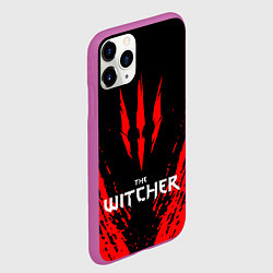 Чехол iPhone 11 Pro матовый THE WITCHER, цвет: 3D-фиолетовый — фото 2