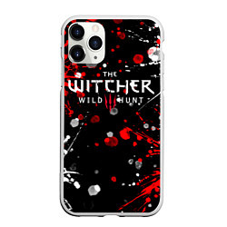 Чехол iPhone 11 Pro матовый THE WITCHER, цвет: 3D-белый