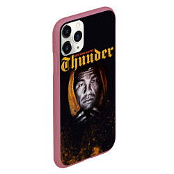 Чехол iPhone 11 Pro матовый Arturo 'Thunder' Gatti, цвет: 3D-малиновый — фото 2