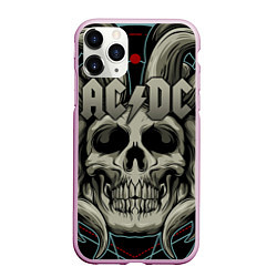 Чехол iPhone 11 Pro матовый ACDC, цвет: 3D-розовый