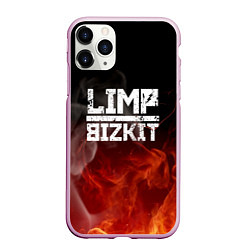 Чехол iPhone 11 Pro матовый LIMP BIZKIT, цвет: 3D-розовый