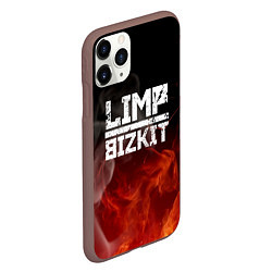 Чехол iPhone 11 Pro матовый LIMP BIZKIT, цвет: 3D-коричневый — фото 2