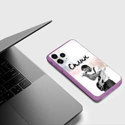 Чехол iPhone 11 Pro матовый Сплин, цвет: 3D-фиолетовый — фото 2
