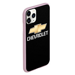 Чехол iPhone 11 Pro матовый CHEVROLET, цвет: 3D-розовый — фото 2