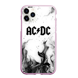 Чехол iPhone 11 Pro матовый ACDC, цвет: 3D-розовый