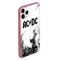 Чехол iPhone 11 Pro матовый ACDC, цвет: 3D-малиновый — фото 2