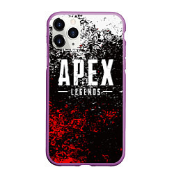 Чехол iPhone 11 Pro матовый APEX LEGENDS, цвет: 3D-фиолетовый