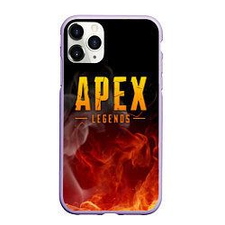 Чехол iPhone 11 Pro матовый APEX LEGENDS, цвет: 3D-светло-сиреневый