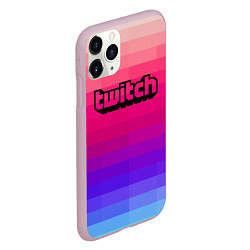 Чехол iPhone 11 Pro матовый TWITCH, цвет: 3D-розовый — фото 2