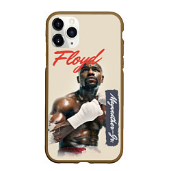 Чехол iPhone 11 Pro матовый Floyd, цвет: 3D-коричневый