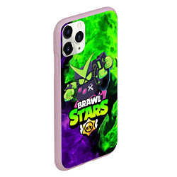 Чехол iPhone 11 Pro матовый BRAWL STARS VIRUS 8-BIT, цвет: 3D-розовый — фото 2