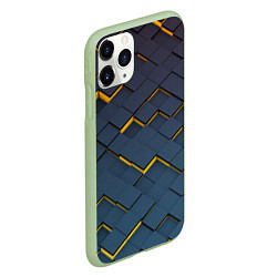 Чехол iPhone 11 Pro матовый Кубическая бессмыслица, цвет: 3D-салатовый — фото 2