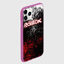 Чехол iPhone 11 Pro матовый ROBLOX, цвет: 3D-фиолетовый — фото 2
