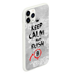 Чехол iPhone 11 Pro матовый Rush B, цвет: 3D-белый — фото 2