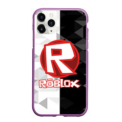 Чехол iPhone 11 Pro матовый ROBLOX, цвет: 3D-фиолетовый